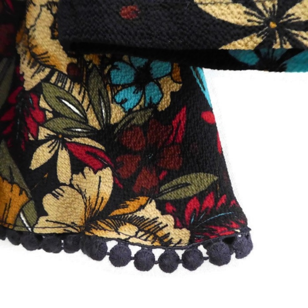 Yoins Romper Skort Floral Pom Poms Long Sleeve XXS - Picture 3 of 7